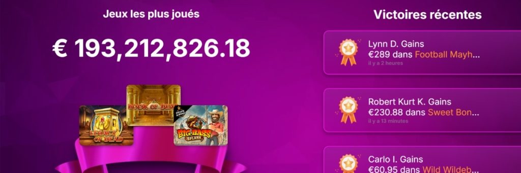 WunderWins Casino Jeux